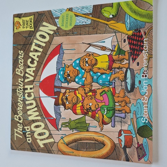 Vintage Berenstain Bears Set Of 5 Books - Picture 13 of 16